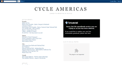 Desktop Screenshot of cycleamericas.blogspot.com