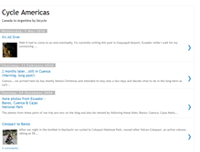 Tablet Screenshot of cycleamericas.blogspot.com