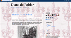 Desktop Screenshot of diane-de-poitiers.blogspot.com
