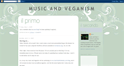 Desktop Screenshot of musicandveganism.blogspot.com