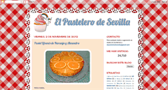 Desktop Screenshot of elpastelerodesevilla.blogspot.com