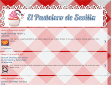 Tablet Screenshot of elpastelerodesevilla.blogspot.com