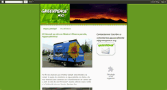 Desktop Screenshot of greenpeaceags.blogspot.com