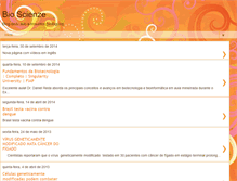 Tablet Screenshot of bioscienze.blogspot.com