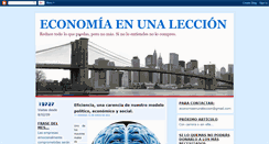 Desktop Screenshot of economiaenunaleccion.blogspot.com