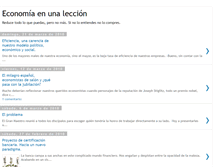 Tablet Screenshot of economiaenunaleccion.blogspot.com