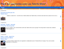 Tablet Screenshot of lestalentsshow.blogspot.com