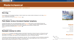 Desktop Screenshot of modernclassical.blogspot.com