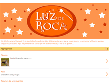 Tablet Screenshot of luzderoca.blogspot.com