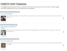 Tablet Screenshot of forestsnowtasmania.blogspot.com