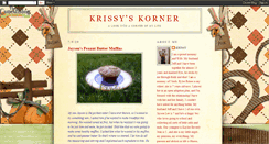 Desktop Screenshot of krissyskorner21.blogspot.com