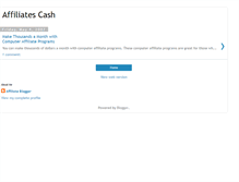 Tablet Screenshot of affiliates-cash.blogspot.com