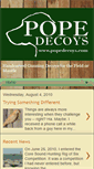 Mobile Screenshot of popedecoys.blogspot.com