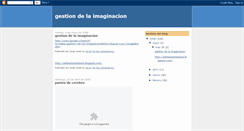 Desktop Screenshot of gestiondelaimaginacion.blogspot.com