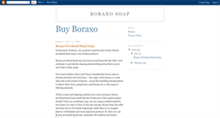 Desktop Screenshot of boraxosoap.blogspot.com