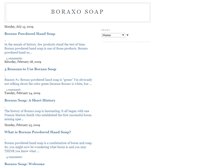 Tablet Screenshot of boraxosoap.blogspot.com
