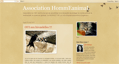 Desktop Screenshot of hommeanimal.blogspot.com