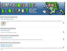 Tablet Screenshot of crackonlife.blogspot.com