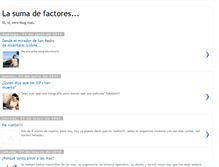 Tablet Screenshot of lasumadefactores.blogspot.com