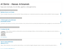 Tablet Screenshot of aldente-massasartesanais.blogspot.com