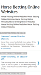 Mobile Screenshot of horsebettingonlinewebsites.blogspot.com