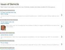 Tablet Screenshot of issuesofdomicile.blogspot.com
