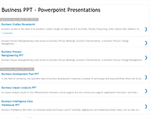 Tablet Screenshot of businessppts.blogspot.com