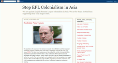 Desktop Screenshot of nopremierleagueinasia.blogspot.com