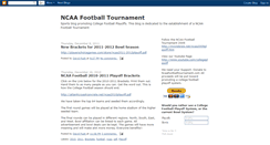 Desktop Screenshot of collegefootballtourney.blogspot.com