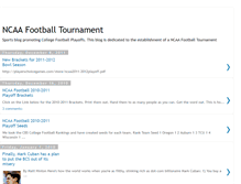 Tablet Screenshot of collegefootballtourney.blogspot.com