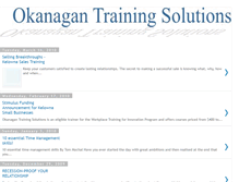 Tablet Screenshot of okanagantrainingsolutions.blogspot.com