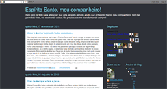 Desktop Screenshot of espiritosantomeucompanheiro.blogspot.com