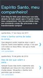 Mobile Screenshot of espiritosantomeucompanheiro.blogspot.com