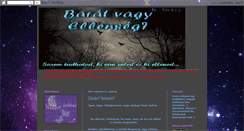 Desktop Screenshot of baratvagyellenseg.blogspot.com