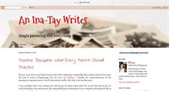 Desktop Screenshot of inataywrites.blogspot.com