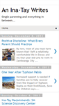 Mobile Screenshot of inataywrites.blogspot.com