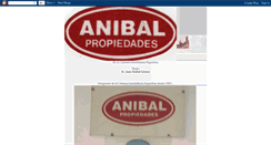 Desktop Screenshot of anibalpropiedades.blogspot.com