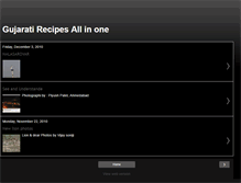 Tablet Screenshot of gujaratirecipesallinone.blogspot.com