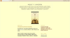 Desktop Screenshot of libroaquiyahora.blogspot.com