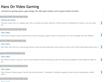 Tablet Screenshot of hansonvideogaming.blogspot.com