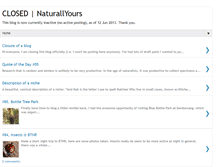 Tablet Screenshot of naturallyours.blogspot.com