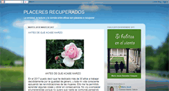 Desktop Screenshot of placeresrecuperados.blogspot.com