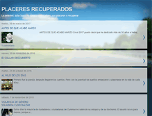 Tablet Screenshot of placeresrecuperados.blogspot.com