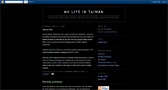 Desktop Screenshot of my-life-in-taiwan.blogspot.com