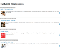 Tablet Screenshot of nurturing-relationships.blogspot.com