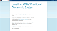 Desktop Screenshot of jonathanwillisfractionalownership.blogspot.com