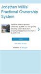 Mobile Screenshot of jonathanwillisfractionalownership.blogspot.com