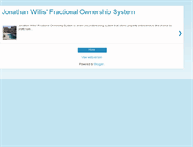 Tablet Screenshot of jonathanwillisfractionalownership.blogspot.com