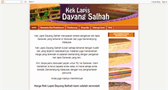 Desktop Screenshot of keklapis-dayang-salhah.blogspot.com