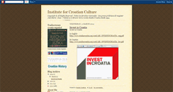 Desktop Screenshot of croatianinstitute.blogspot.com